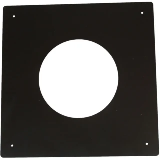 Brandseparatieplaat plat 150 mm ZWART