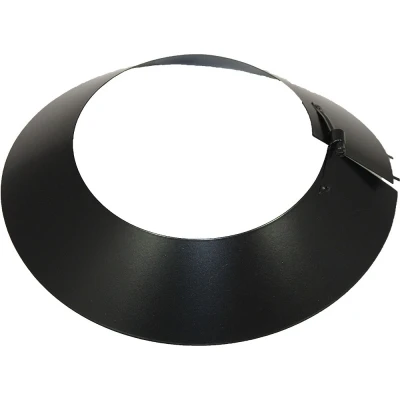 ISOTUBE Plus Stormkraag RVS 200 mm - zwart
