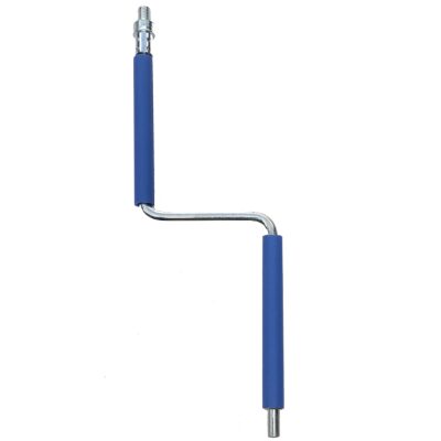 Veegset blokkeersysteem 6 meter met nylonborstel - BLAUW - Afbeelding 5
