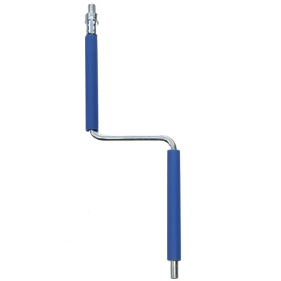 Veegset blokkeersysteem 10.8 meter met nylonborstel - BLAUW - Afbeelding 5