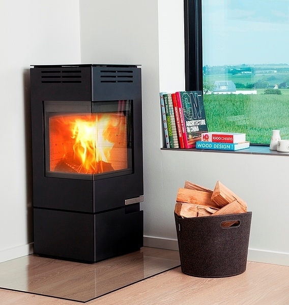 Aduro 12 Hoekkachel (2-7 kw) zwart