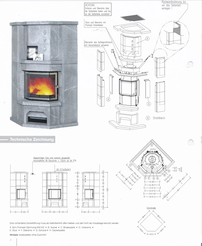 Speksteenkachel Hark 6/2 - Afbeelding 2
