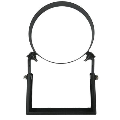 ISOTUBE Plus 200 mm verstelbaar muurbeugel 5 - 15 cm - zwart